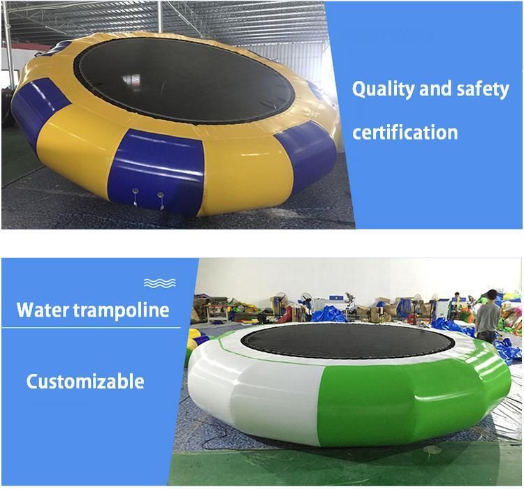 Jump Bouncer Inflatable Trampoline for Water Games