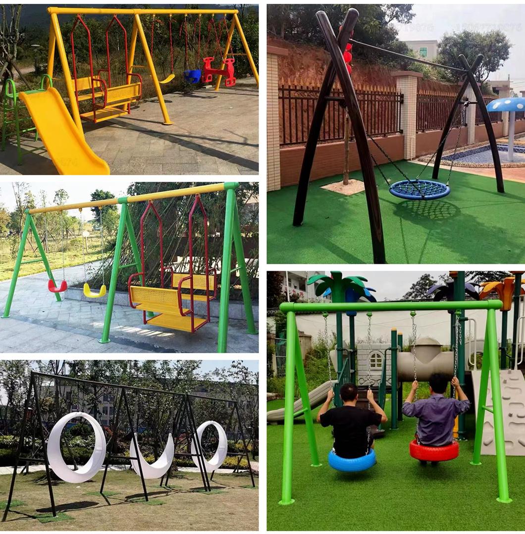 Park Outdoor Playground Equipment Kids Amusement Park Single Swing Set