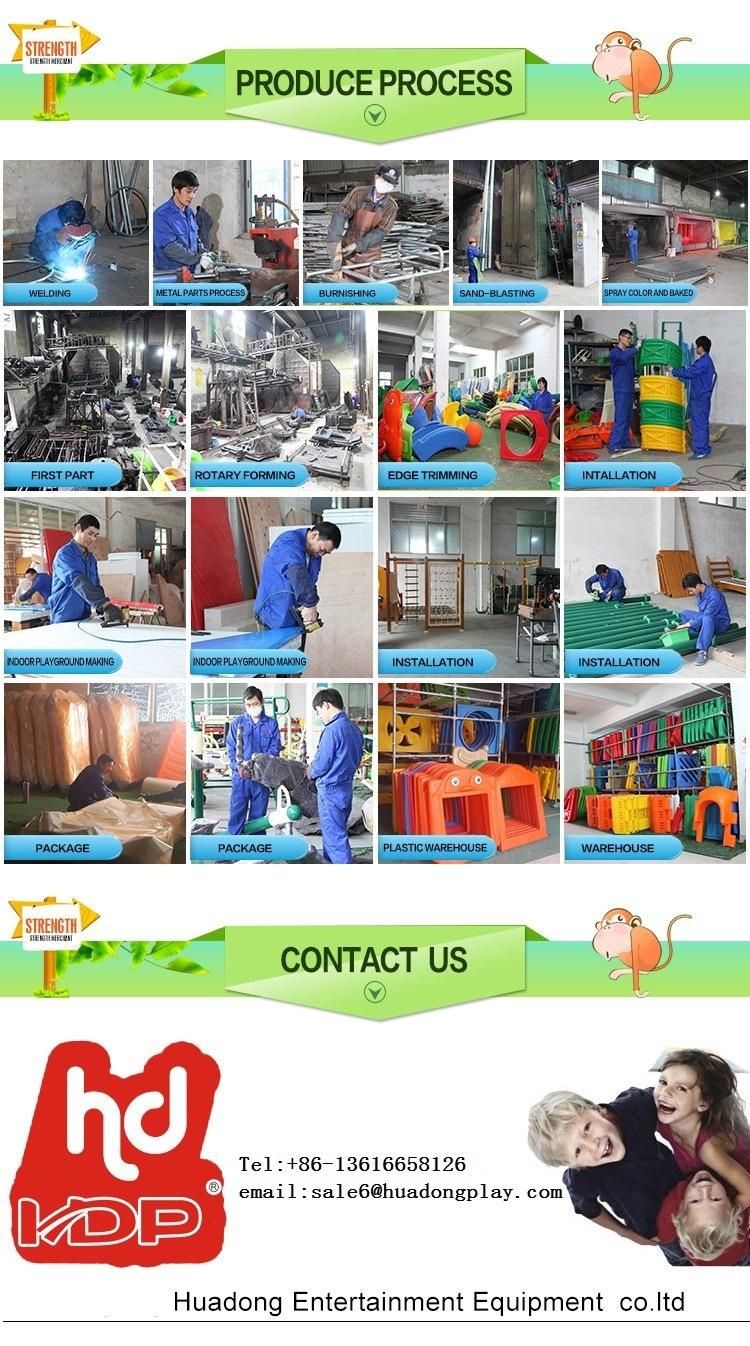 New Design Outdoor Playground Popular Kid Playhouse Slide Cartoon Style with ISO/TUV/ASTM Certificates Anti-Fading, Anti-Aging Park