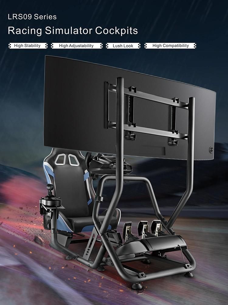 New Arrival Wholesale Racing Simulator Cockpit with Monitor Mount