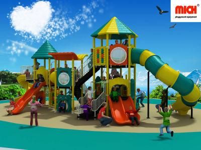 Mich High Quality Custom Kids Outdoor Playground Equipment with 6 Different Slides (5239A)