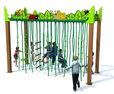 High Quality Kids Adventure Playground Popular Rope Climbin