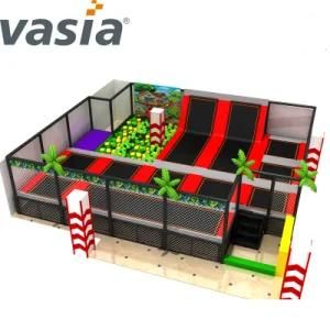 Customized New Free Design Soft Children Kids Playground Indoor with Climbing Frames Nets Big Slide
