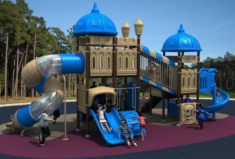 Huadong Hot Sale Outdoor Children Playground Slide Amusement Equipment