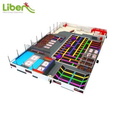 TUV Certified Kids and Adults Big Commercial Trampoline with Foam Pit