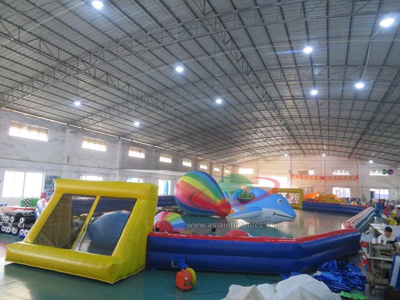 Outdoor Inflatable Soccer Field, Inflatable Football Pitch, Inflatable Football Arena / Court for Sale