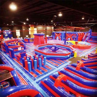 Multiple Inflatable Obstacle Course Funny Sport Game Inflatable Indoor Park Theme Park