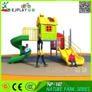 Wenzhou Ej Top Quality Outdoor Play Gym Commercial Kids Slide Outdoor Playground
