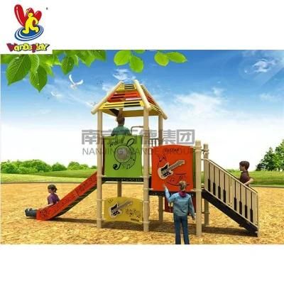 Commercial Park Plastic Castle Kids Large Playground Equipment Park Slide
