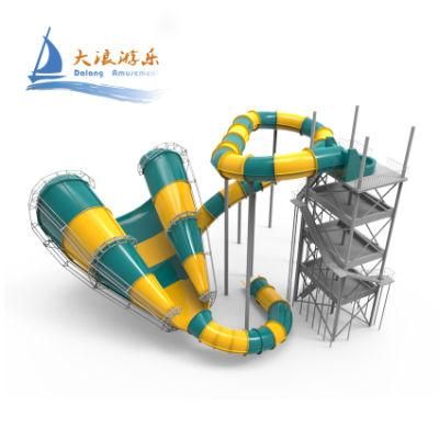 Adult Water Slide Commercial Water Slide Price Pool Park Fiberglass Water Slide for Water Park