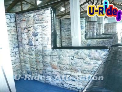 Inflatable paintball game wall For laser game USE with paintball gun