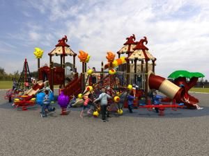 LLDPE Plastic Material and Outdoor Playground Type Kids Play Equipment (HD15A-052A)