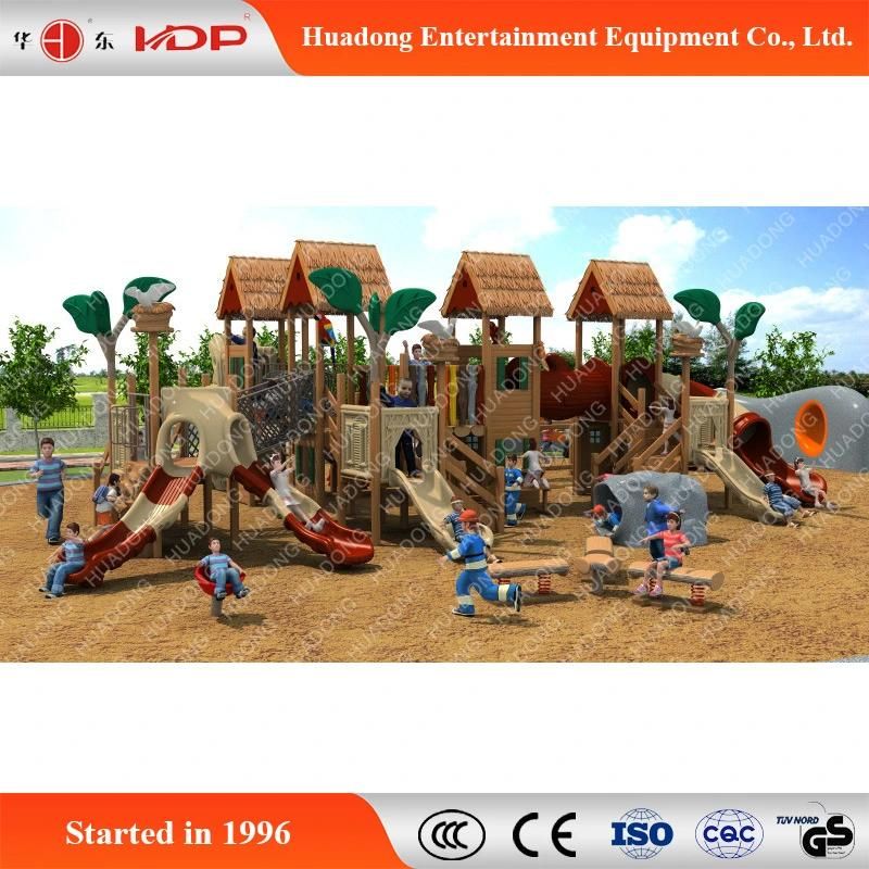 Popular Commercial Attractivepreschool Outdoor Wooden Funny Children Playground
