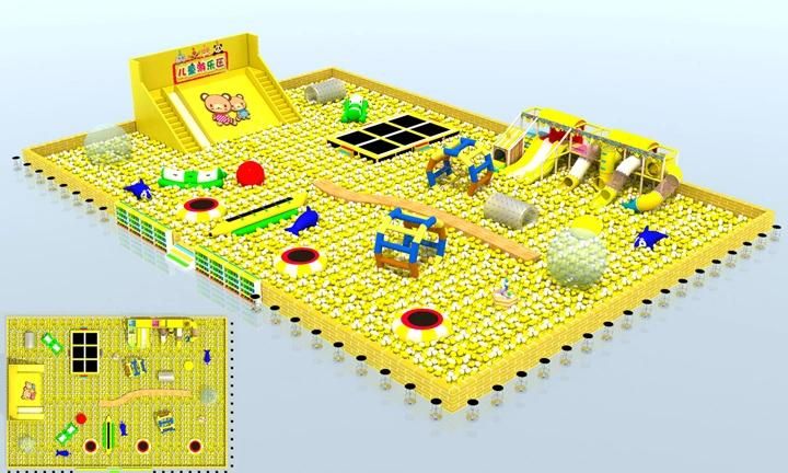 Kids Indoor Play Center with Millions Balls