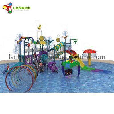 Customized Colorful Plastic Water Slide Park Outdoor Plastic Kids Playground