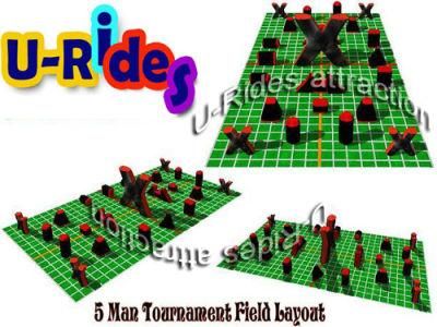 Inflatable Paintball Arena For Paintball Game