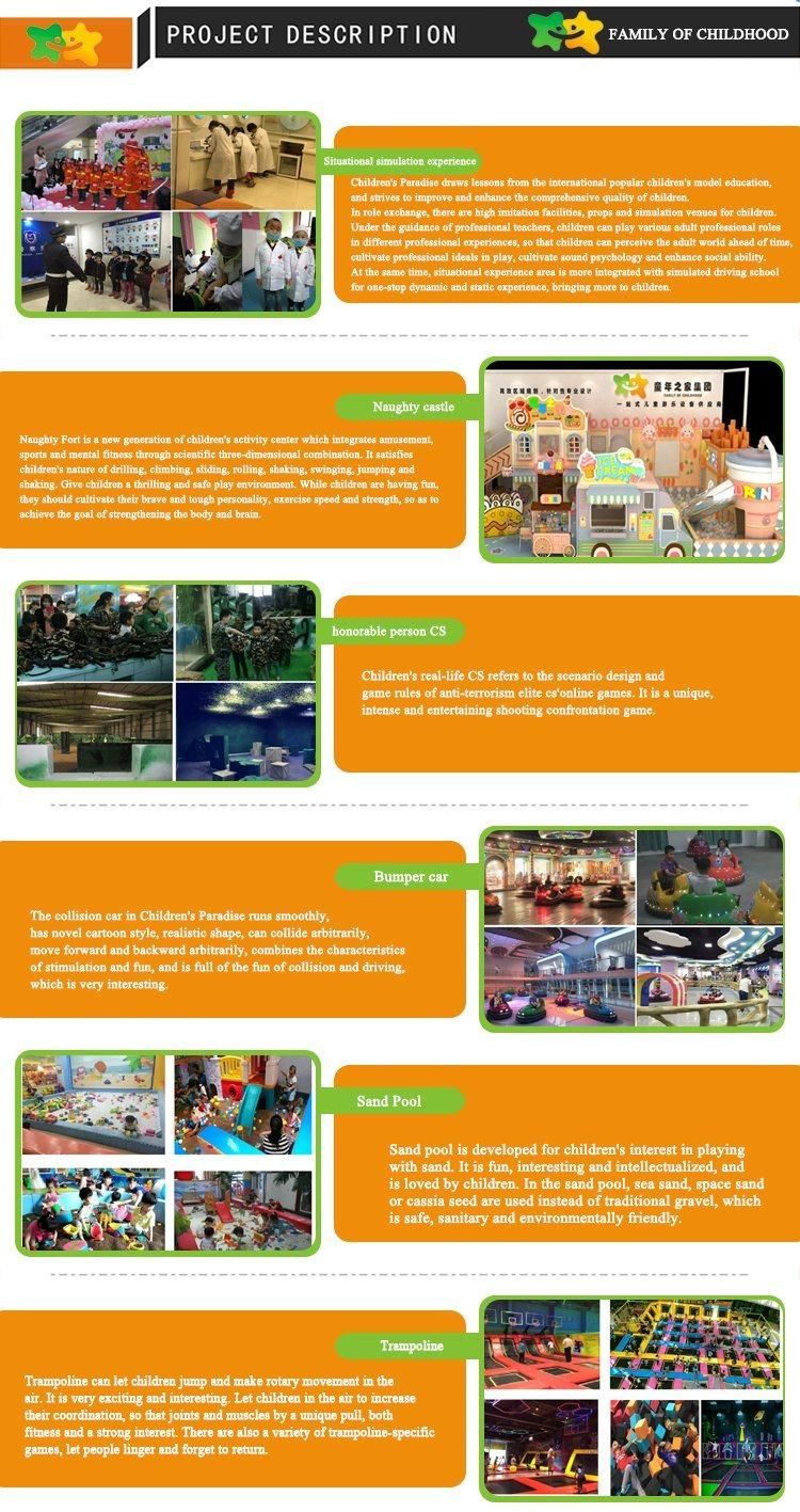 Shopping Mall Play Games Indoor Soft Playground for Kid