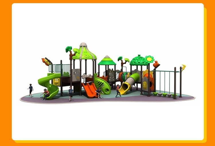 Most Popular Jungle Adventure Amusement Park GS TUV Indoor Outdoor Kids Playground Slide