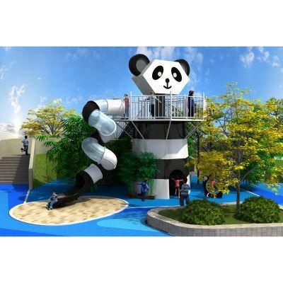 New Design Custom Kids Safety Amusement Park Commercial Plastic Outdoor Playground Equipment