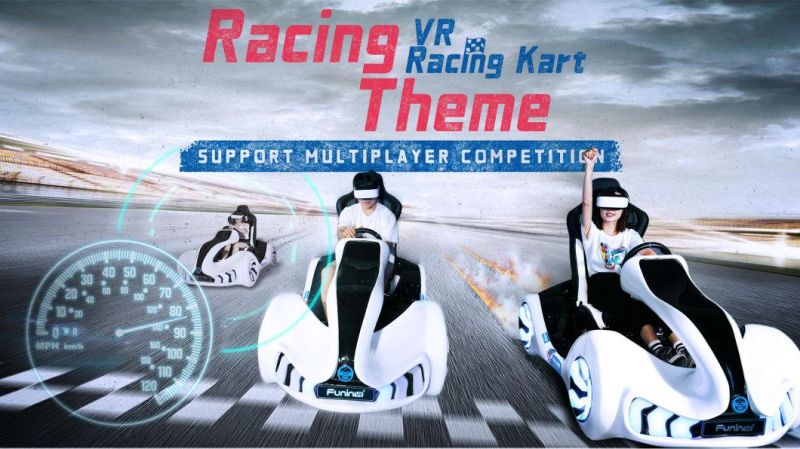 Virtual Reality Racing Go Karts Car Simulator Game Machine