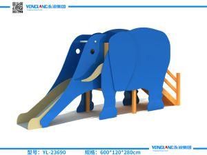 Outdoor Playground Cartoon Animals Children Slide (YL-23690)