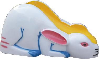 So Cute Rabbit Toddler Slide White Spray Water Park Equipment