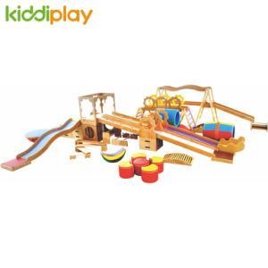 High Quality Indoor Wooden Slide for Sale for Kid Game