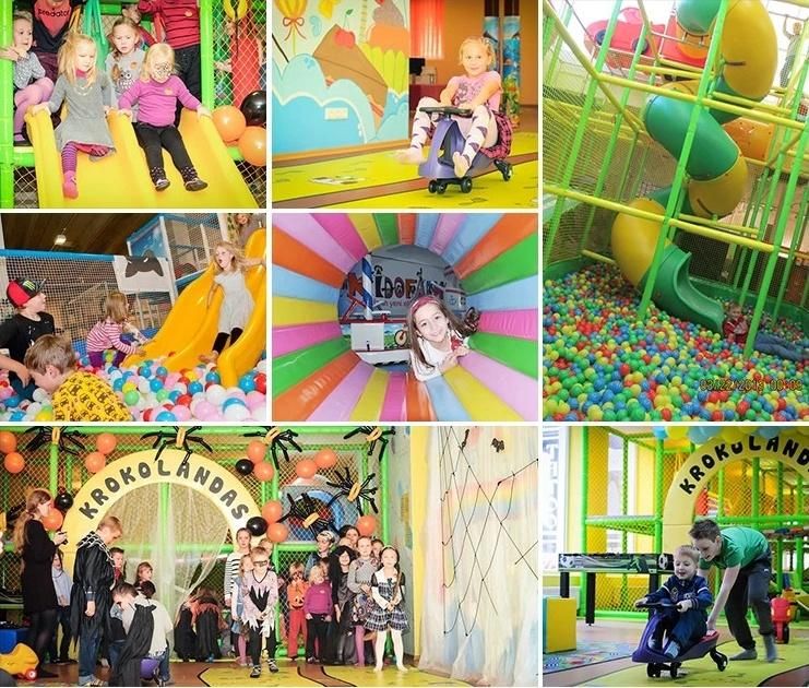 Amusement Park Soft Play Structure Kids Slide Children Indoor Playground Equipment