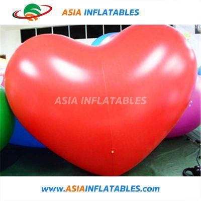 Red Color Giant Inflatable Heart Shape for Event Advertising