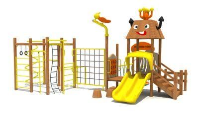 Customized of Kids Outdoor/Indoor Playground Slide Preschool Equipment Amusement Park Wooden Series