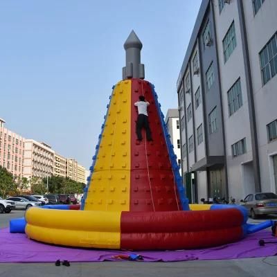 Custom Inflatable Climbing Rock Wall for Sale Water Games