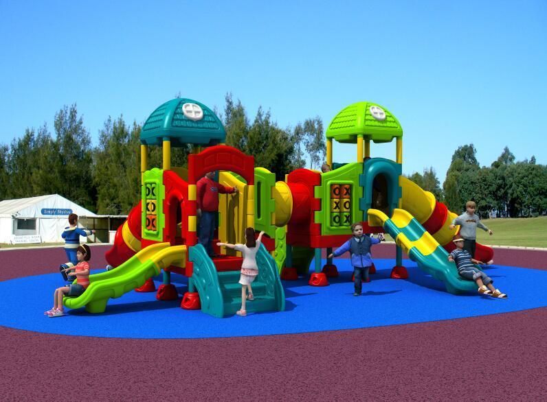 Newest 2016 Whloe Plastic Playground, Outdoor, Indoor Playground, Safe Playground HD16-156b