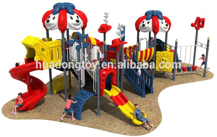 Hot Sale Outdoor Exercise Equipment Children Playground Plastic Slide