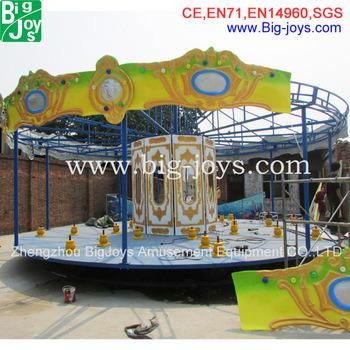 Hot Sale Mobile Amusement Carousel Rides with Trailer/ Amusement Park Equipment Carousel for Sale (DJ20140507)