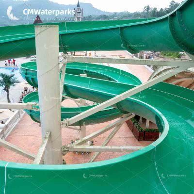 Hot Sale Water Park Fiberglass Mat Slide Water Slide for Adults