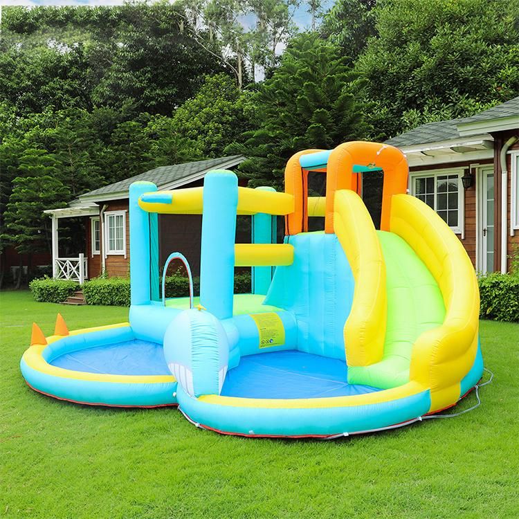 Inflatable Slide with Pool for Kids Palying Water Games or Bobo Balls