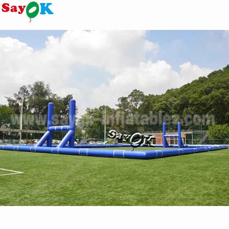 Outdoor Inflatable Football Toss Game Commercial Inflatable Rudby Field