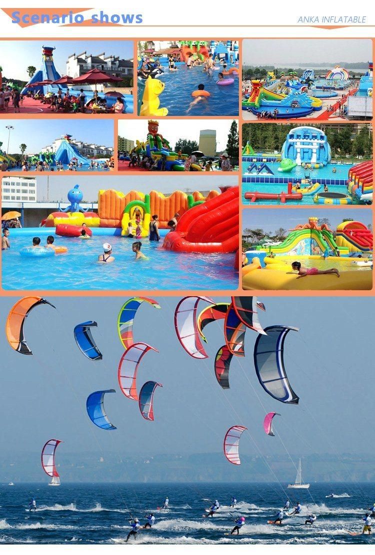 0.9mm PVC Tarpaulin Water Jumping Bed Inflatable Pool Trampoline