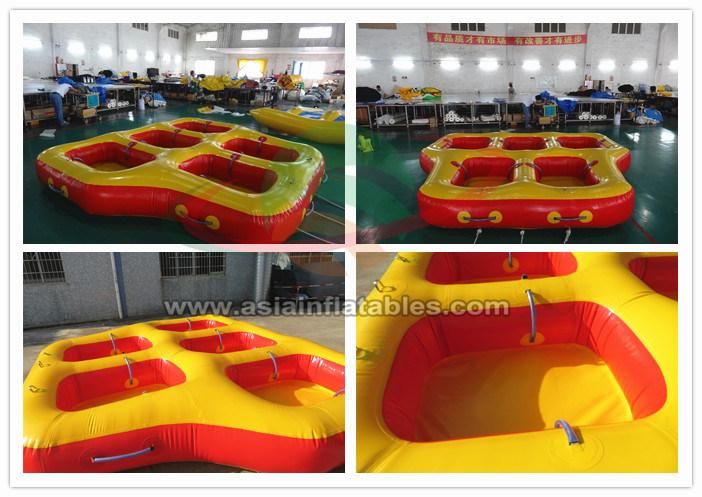 5 Persons Inflatable Water Donut Ski Towable Boat for Jet Ski