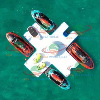 Inflatable Floating Platform Swimming Water Island Jet Ski Dock
