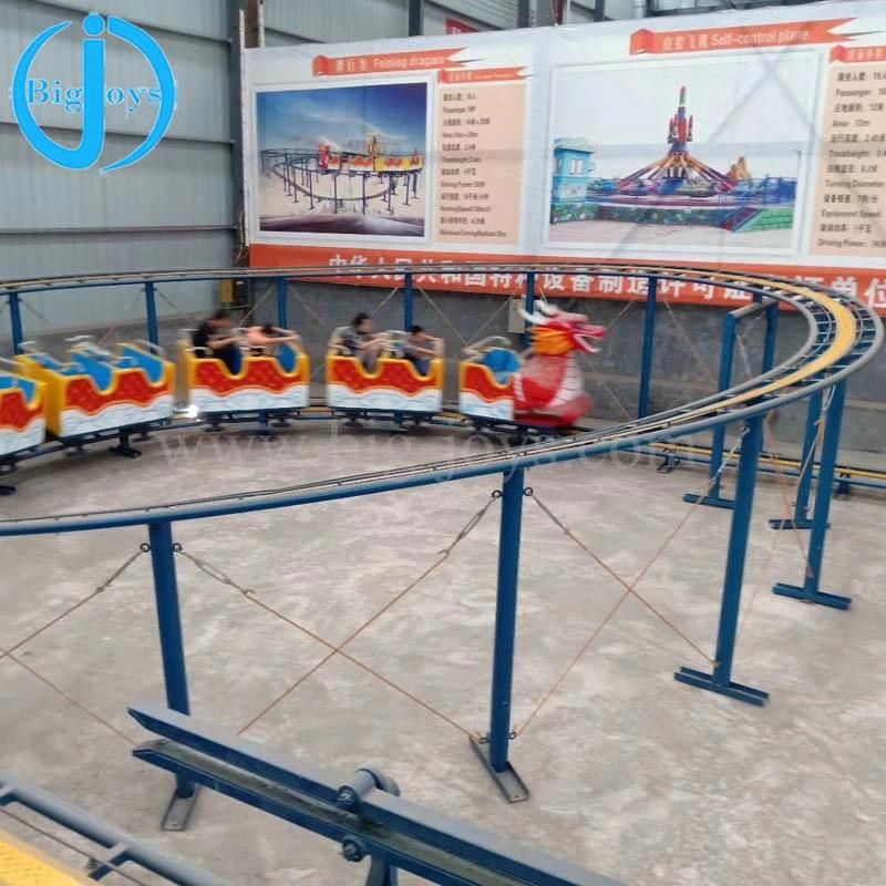 Amusement Rides Sliding Dragon Mini Roller Coaster Family Entertainment Attraction Dragon Roller Coaster for Sale