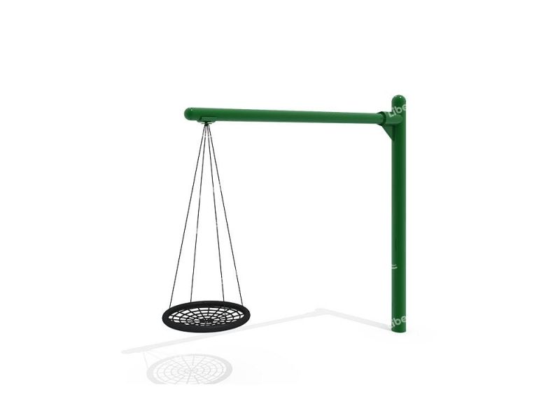 Outdoor Single Kids Swing Playground Equipment for School Amusement Park