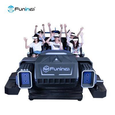 Amusement Arcade Game Movie Equipment 6 Seats 9d Vr