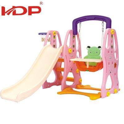 Amusement Park Baby Plastic Slide Swing Set Plastic Slide
