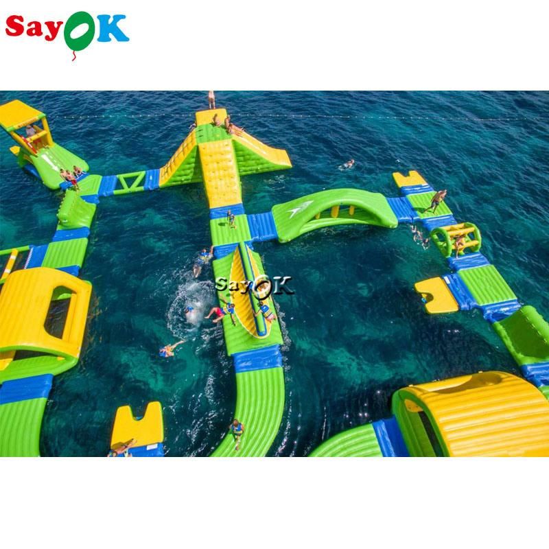 Commercial Outdoor Floating Adults Kids Giant Aquapark Inflatable Water Park with TUV Certification