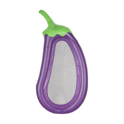 Inflatable with Mesh Eggplant Pool Float