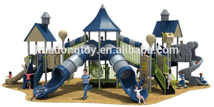 Large High Quality Outdoor Equipment Tube Slides Playground