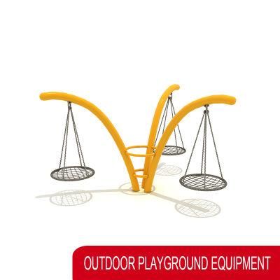 New Design Outdoor Swing Playground Equipment Plastic Swing Set for Children and Kids