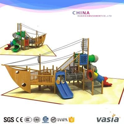 Children Attractive Wood Outdoor Playground Equipment (VS2-6106B)
