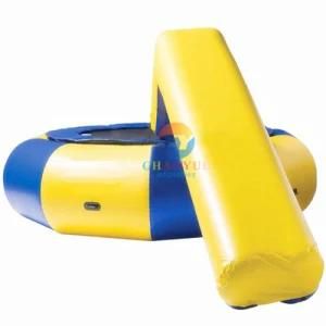 5m Inflatable Water Trampoline with Slide for Water Sports Game